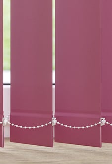 Roma, Cerise Pink - Vertical Blind Slats